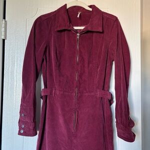 Free People corduroy jumpsuit | size 4